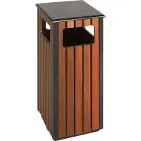 Vepa Bins Poubelle d'extérieur 36 litres imitation bois (31010974)