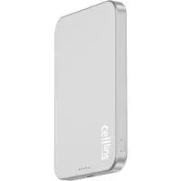 Beline Mini Powerbank Cellline MagSafe 5000mAh Qi2 15W CL-MBP-02 gray / titanium Magnetic wireless mini pow (5000 mAh, 15 W), Chargeur de secours, Gris