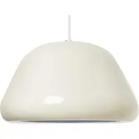 Beliani Suspension lumière beige métal brillant forme arrondie style moderne vintage cuisine salle à manger