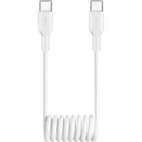Puro Câble en spirale TPU de USB-C à USB-C, 1m