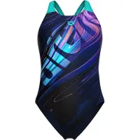 Arena Flow V Back Lb Swimsuit Bleu FR 40 Femme