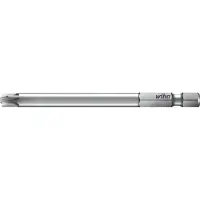 Wiha 32689 Embout Professional PlusMinus/Pozidriv - 1/4" - SL/PZ2 X 90 Mm