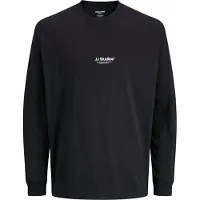 Jack & Jones T-Shirt 'JJESoho' noir / blanc