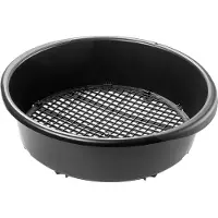 Kadax Tamis, tamis de jardin, 37 cm, pour tamiser la terre ajustable, pierres à compost