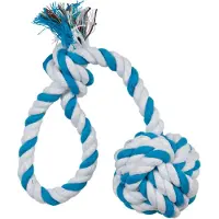 Trixie Corde De Jeu Avec 2 Balles Denta Fun, Ø 8 Cm/54 Cm - 32647