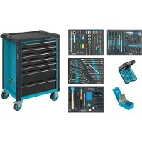 Hazet Chariot d'atelier équipé 179N-7/220, 220 pièces, | 4000896220267