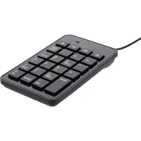 Deltaco TB-120 clavier numérique universel USB Noir