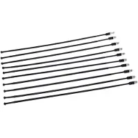 Mavic Ksyrium Sls/sle/pro Exalith 2013-16 Front Spokes 10 Units Noir 283.5 mm