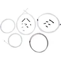 Sram Slickwire Pro Road/mtb Shift Cable 4 Mm Kit Shift Cable Kit Blanc 1.1 x 2300 mm