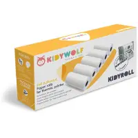 KIDYWOLF Kidyroll Recharge de Papier pour Kidyprint Self Adhesive