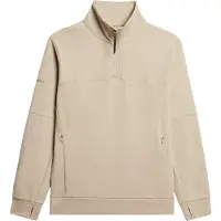Superdry Tech Half Zip Sweatshirt Beige M Homme