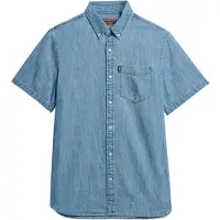 Superdry Chemise 'Essential' bleu clair