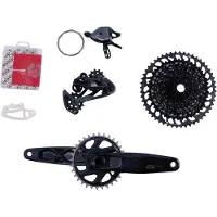 Sram Gx Eagle Dub Lunar Boost Groupset Noir 175 mm 32t / 10-52t