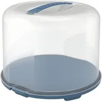 Rotho Fresh, Boîte à gâteau, Bleu, Transparent