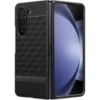 Spigen Parallax Sam Galaxy Z Fold5 Czarny/Matte Black ACS06225 (Samsung Galaxy Z Fold5), Coque pour téléphone portable, Noir