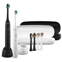 TrueLife SonicBrush Compact Duo brosse à dents électrique sonique, 2 supports 2 pcs