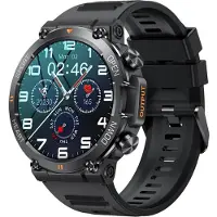EKO , Sport Touchscreen Connected Watch 5.0 avec antivol, noir