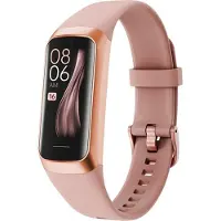 EKO , bracelet connecté 5.0 Flame Edition, étanche IP68 avec fonction multisport, rose champagne