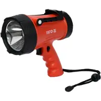 YATO Lampe pistolet POWER LED, sans fil, 3,7V Li-ion, portée 250m, 1200lm, IP68