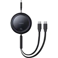 Baseus Câble Usb-C 2W1 Bright Mirror, C+C / 100W / 1M (Czarny)