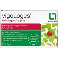 Dr. Loges + Co. GmbH vigoLoges Ashwagandha plus, 120 gélules