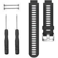 INF Bracelet Garmin Forerunner 220/230/235/620/630/735XT Noir/Gris