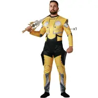 Atosa Robot Costume Jaune M-L Enfants
