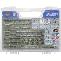 A Forged Tool Alpen Bohrer Hammerbohrer SDS-plus Set ãF4àKIT 8, 8-teilig