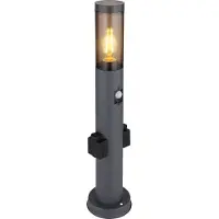 Globo Lighting Lampe d'extérieur moderne Boston 60 cm avec capteur et prise