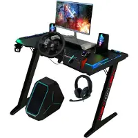 Raptor Gaming RG-GT100-RGB -Tisch GT100 120x60cm RGB schwarz