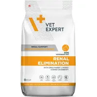 Vet Expert Veterinary Diet Renal Elimination Aliment sec pour chiens adultes pour le soutien rénal 8 kg