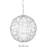 Relaxdays Sphère décorative LED (25 x 25 x 25 cm)