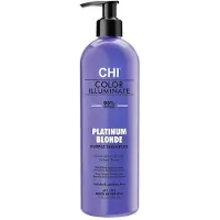 Farouk Color Illuminate Platinum Blonde Purple Shampooing shampooing éclaircissant pour cheveux blonds platine et gris 355 ml
