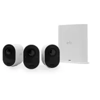 Arlo Ultra 2 Caméra de Sécurité 4K Blanc Lot de 3
