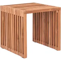 House Nordic Table d'appoint en teck 40x40x40 cm