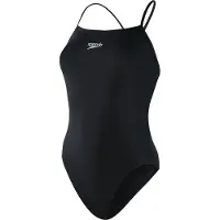 Speedo Eco Endurance+ Thinstrap Swimsuit Noir UK 36 Femme