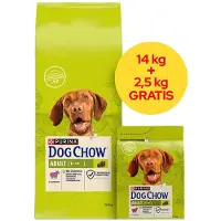 Purina Dog Chow Adult Agneau - nourriture sèche pour chiens - 14 + 2,5 kg