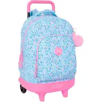 Safta Compact Vmb Paraíso Wheeled Backpack Bleu Enfants