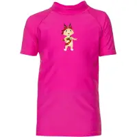 IQ-Company Uv Aqua Eva Junior Short Sleeve Rash Guard Rose 98 cm Enfants