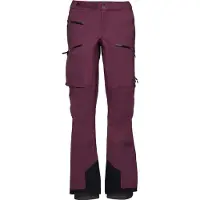 Black Diamond - Pantalon imper-respirant - W Recon Lt Stretch Pants Blackberry pour Femme - Taille S - Bordeaux