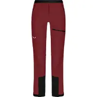 Salewa Sella Durastretch Light Pants Rouge L Femme