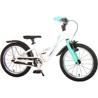 Volare Glamour Vélo enfant 16 pouces filles garçons 4 - 6 ans 104 - 110 cm Enfants vélo