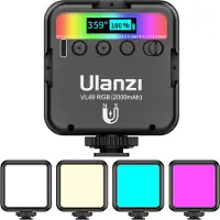 Ulanzi Lampe vidéo LED RVB multi-couleurs VL49