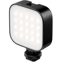 Ulanzi Lampe de poche U60 RGB avec support en U Noir (Lumière vidéo), Lumière continue, Noir, Multicolore