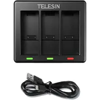 Telesin Chargeur pour 3 batteries pour GoPro HERO 9/10/11/12