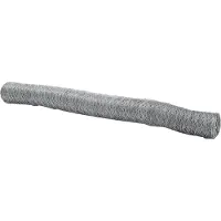vidaXL : Clôture en panneaux soudés, 1 x 100 mètres, acier galvanisé, couleur argent