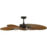Beacon Éventail de style indonésien Bali 52 Ø 132cm - blanc