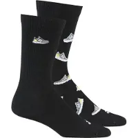 Adidas Unisexe, Chaussettes de sport, Skarpety Run X Ultraboost Chaussure Love Graphic 2PP IC1286 (43 - 45), Multicolore, Noir