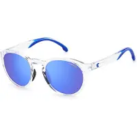 Carrera Lunettes de soleil rondes en acétate pour homme 8056S-Transparent