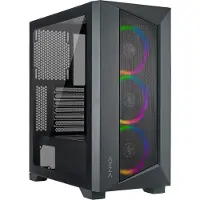 Azza Ventilateur Octane 460A GAMING noir SPCC 3xARGB (E-ATX), Boîtier PC, Noir